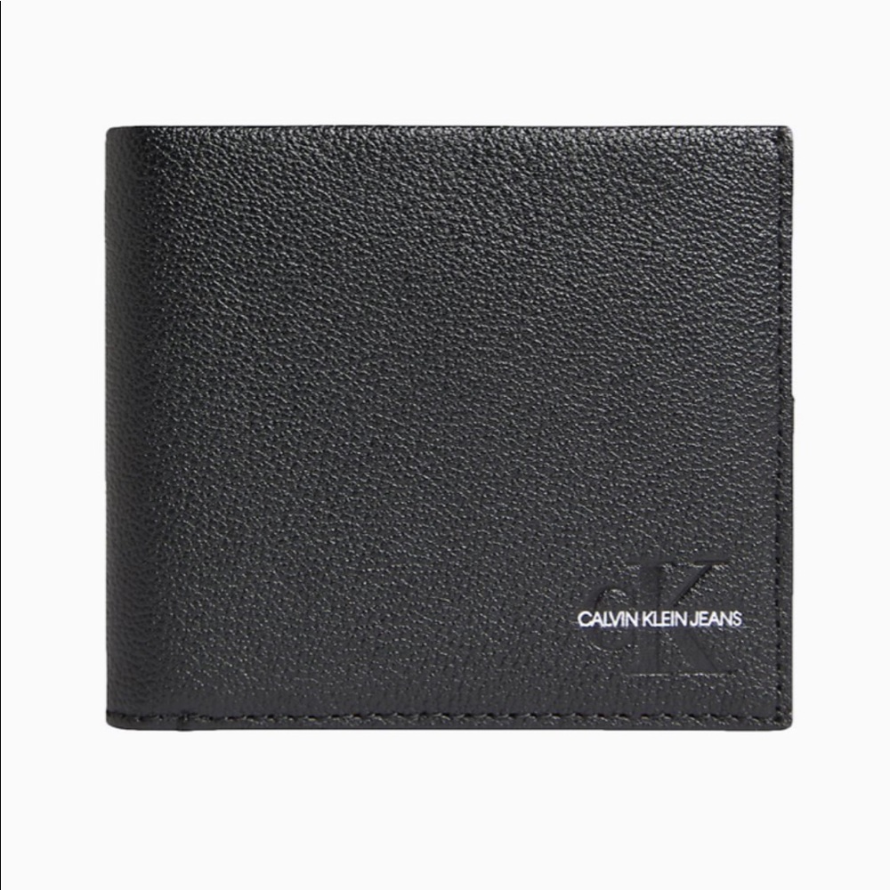Calvin Klein Micro Pebble Bifold Wallet - Black